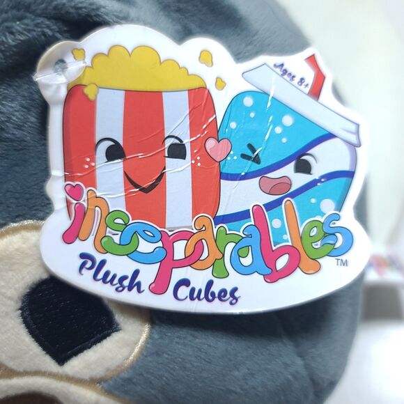 1 (2pcs) set of Inseparables Love plush cubes - Bear & Bee 5" NEW WITH TAGS - Picture 8 of 14